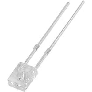 50pcs 2*3*4MM Transparent LED Light Diodes Red New